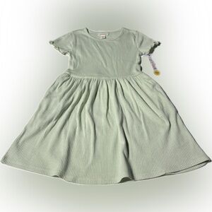 Cat & Jack Girls' Size 4/5 Short Sleeve Ribbed Dress